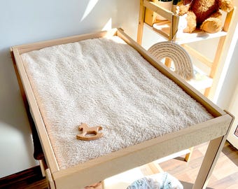 Mata do przewijania do IKEA Sniglar | podkładka na przewijak | mata na przewijak | prezent na baby shower | prezent dla noworodka | Frotte