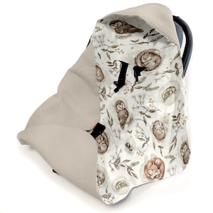 Babyschaal | Babydek XL 90x90cm | Zomer | 5- en 3-punts voersysteem | Wafelpizza | Ingangsplaats | Geburt | Cybex-winkel Maxi-Cosi