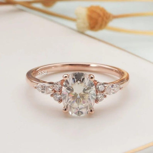 Unique Dainty Engagement Ring Etsy