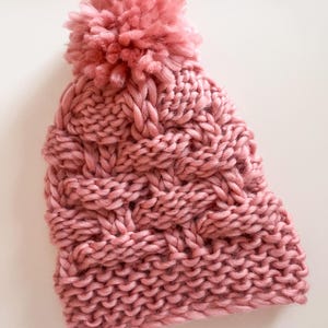 Knitted baby hat