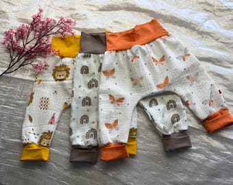 Muslin bloomers with patterns