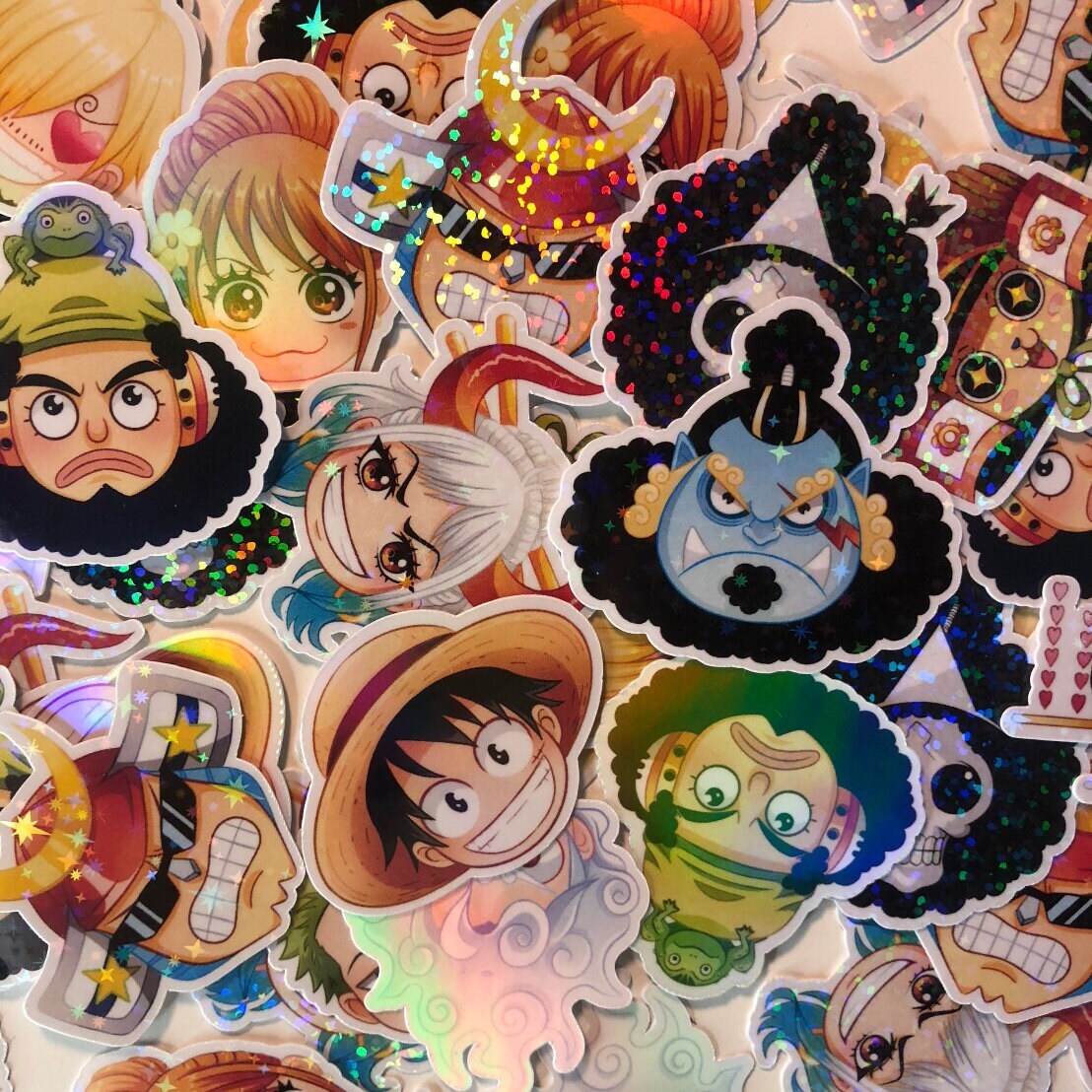 Decorative Pack Stickers Personnage Anime One piece à prix pas