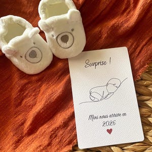 Carte annonce grossesse