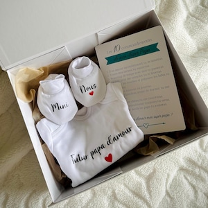 Pregnancy announcement box for dad - Future dad gift - Original baby announcement idea