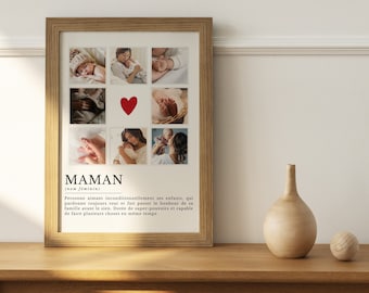 Personalized poster for mom, gift for mom, Mother's Day