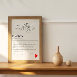 Personalized poster definition uncle