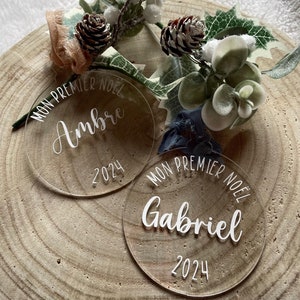 Mi Primera Navidad - Adorno Navideño Personalizado para Bebé - Adorno Navideño Personalizado para la Primera Navidad del Bebé