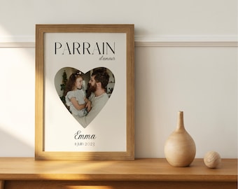 Personalized godfather poster - Personalized godfather gift