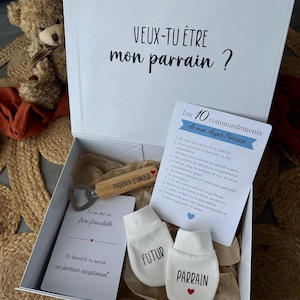 Personalized Godfather Request Box Will you be my godfather? - Future Godfather Gift - Godfather Request Gift Box