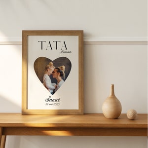 Personalisiertes Tante-Poster - Personalisiertes Tante-Geschenk