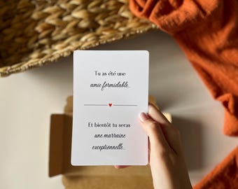 Carte annonce grossesse tata, mamie, marraine, arrière-grand-mère
