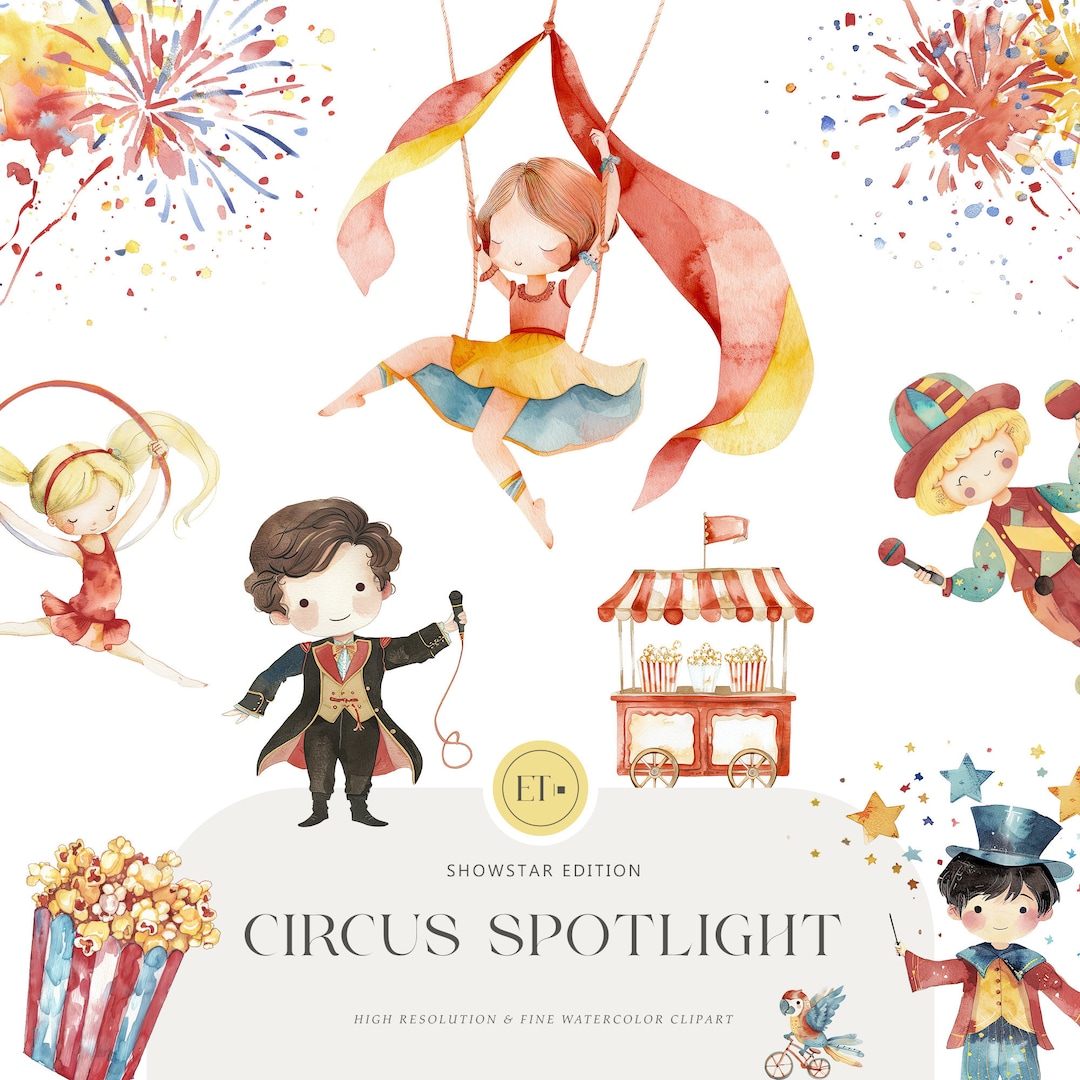 Circus Nursery Clipart - Circus Animals Clipart - Showstar Clipart ...