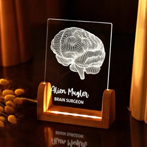 Psychology Student Graduation Gift - Anatomical Brain Lamp - Perfect Gift for Student - Brain Led Lamp - Neurology Art - Neuroscience Gifts