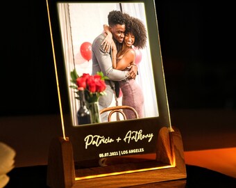 Regalo personalizado con foto de pareja para San Valentín - Regalo de San Valentín para novia o novio - Regalo memorable para pareja - Regalo romántico para esposa