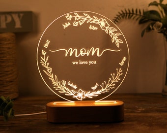 Nana Mothers Day Gift | Nana Lamp | Gift for Nana | Night Light for Nana Gift Idea | Personalized Mothers Day Gift for Nana