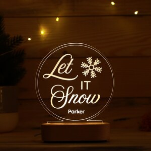Kids Christmas Gift Night Light - Night Light with Name - Kids Gifts - Gift for Nephew - Bedside Lamp - Kids Room - Christmas Gifts for Kids