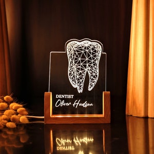 Personalized Dentist Gift - Thank you Gift for Dentist - Dental Student Gift - Dentist Graduation Gift - Dentist Office Sign - Doctor Gifts