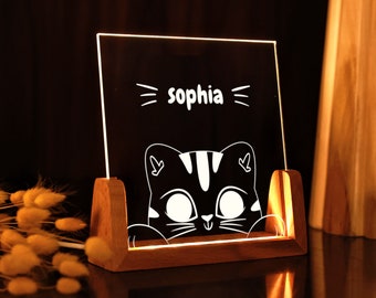 Personalized Name Night Light - Baby Room Decor - Toddler Name Gift - Personalized Gift for Kids - Baby Shower Gifts - Kids Birthday Gifts