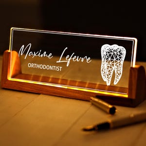 Thank you Gift for Dentist - Dental Student Gift - Personalized Dentist Gift - Dentist Graduation Gift - Dentist Office Sign - Doctor Gifts