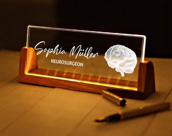 Psychology Student Graduation Gift - Anatomical Brain Lamp - Perfect Gift for Student - Brain Led Lamp - Neurology Art - Led Lights Sign