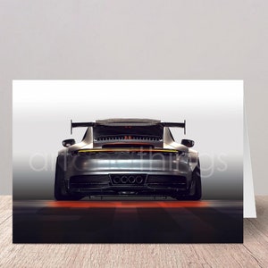 Porsche 911 Carrera 992 Car | GT2 | GT3 | RS | C4S | Turbo | Greetings Card | Birthday Card