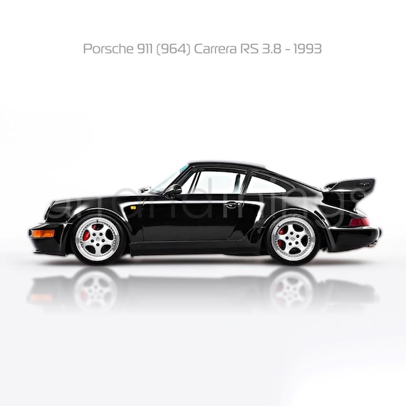 Porsche 911 (964) Carrera RS 3.8 | Side View | Hypercar | Supercar
