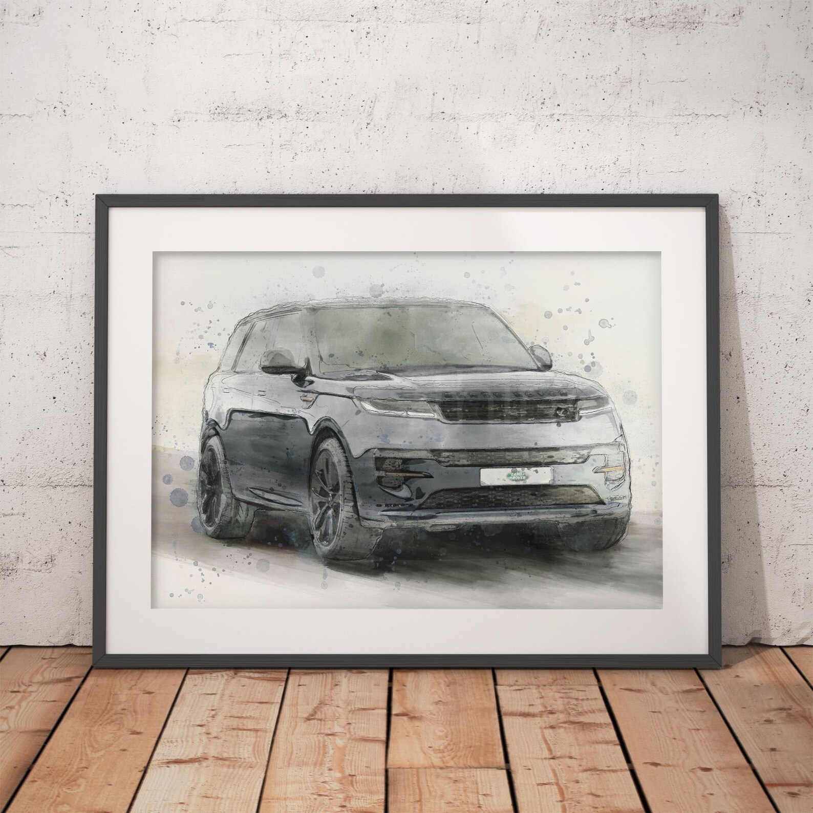 Range Rover Sport Poster | 4 Colours | 2023- | L461 Model | Wall Art ...