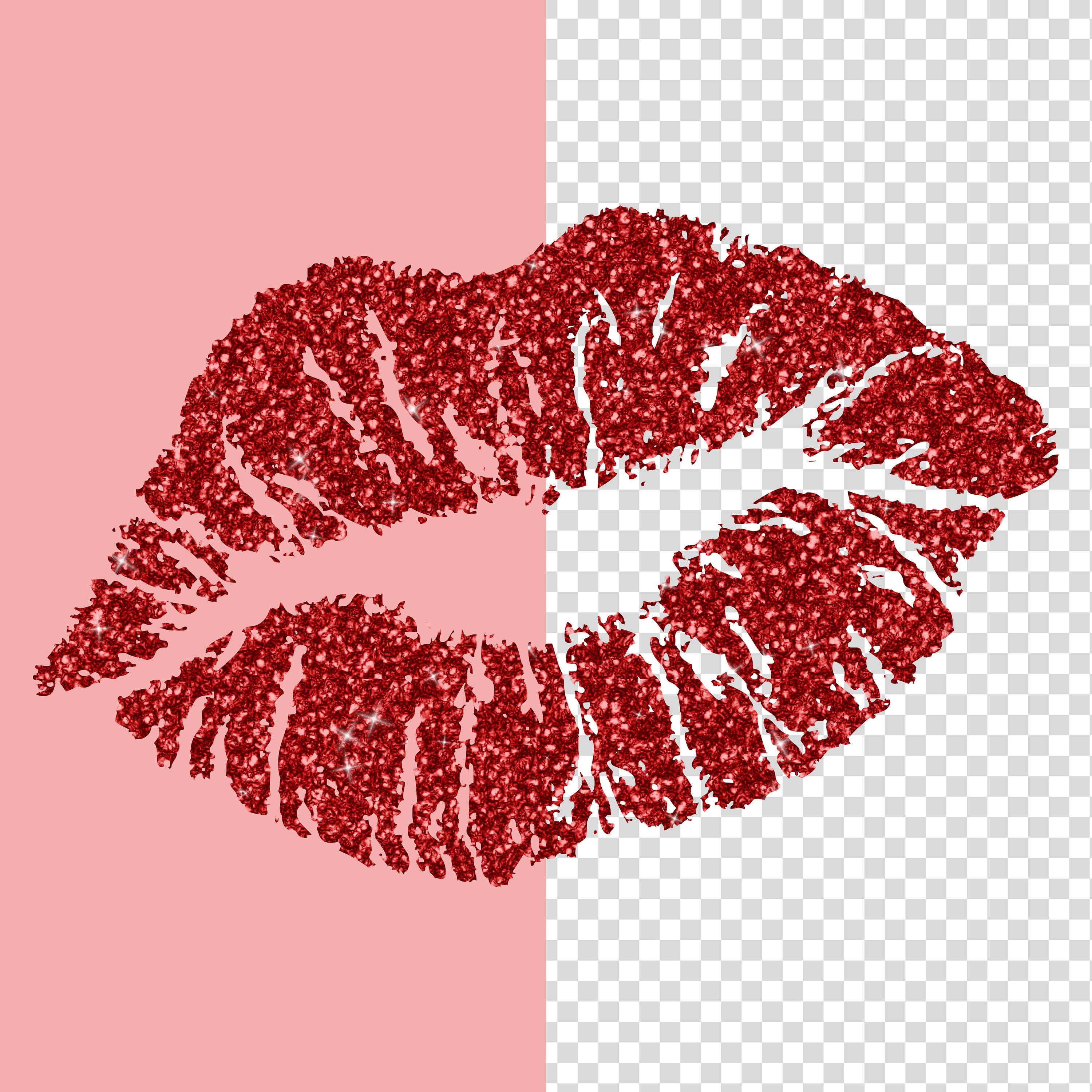 Glitter Sparkle Lips Clipart Red Lips Gold Lips Pink Lips Etsy