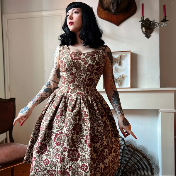 Heritage Tapestry Geometric Smock Top Dress main image 0