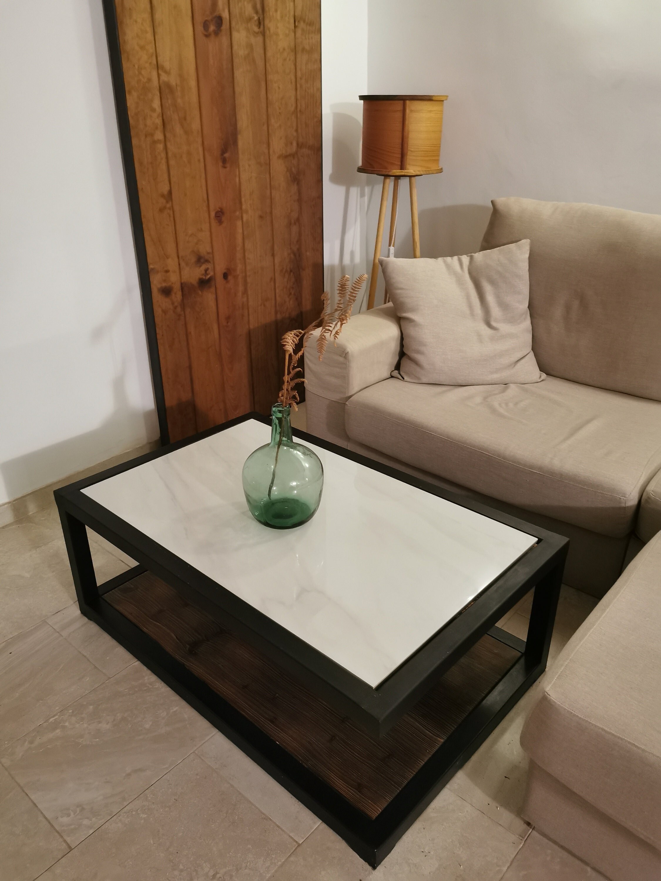 Patas de madera para sofás con forma Chippendale - 4 uds