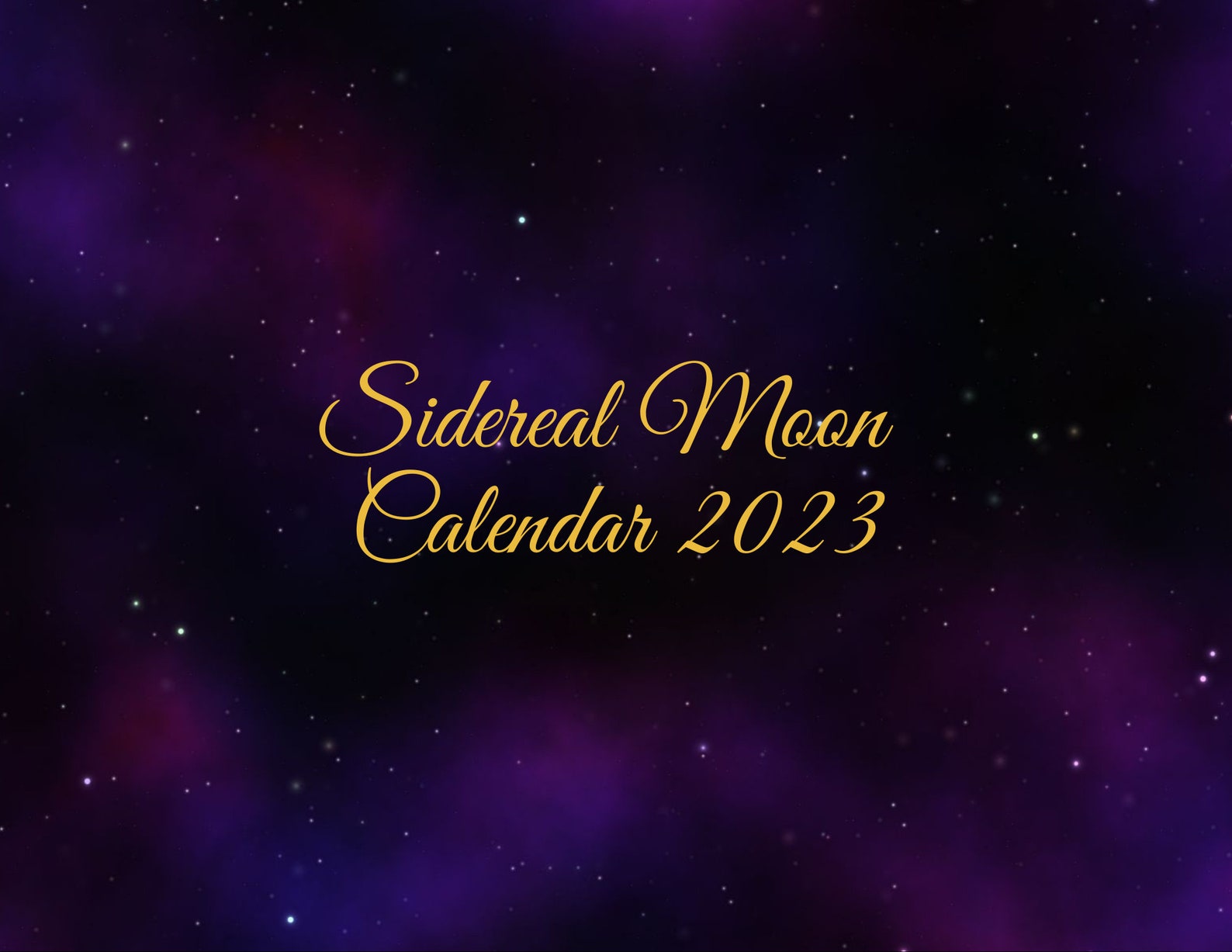 Sidereal/vedic Moon Calendar 2023 EST Etsy Australia
