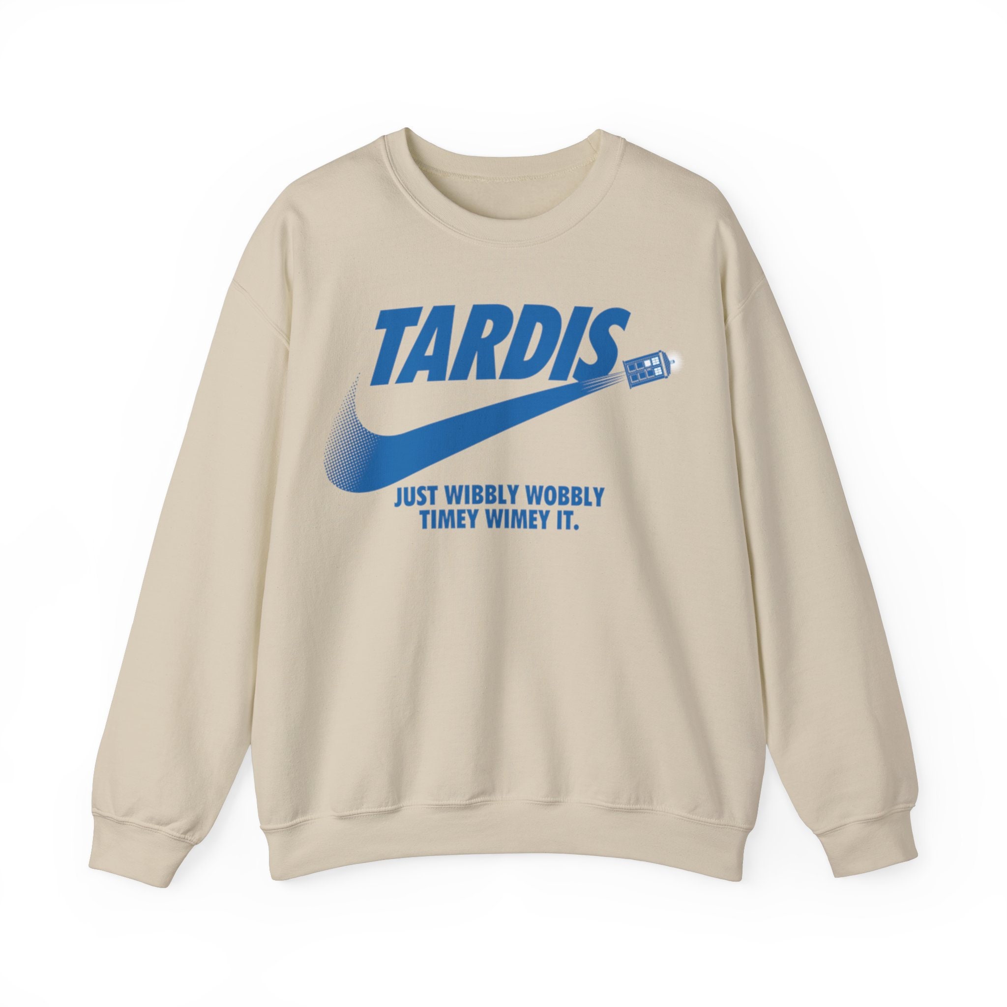 Just Wibbly Wobbly Timey Wimey It Unisex Heavy Blend™ Crewneck Sweatshirt