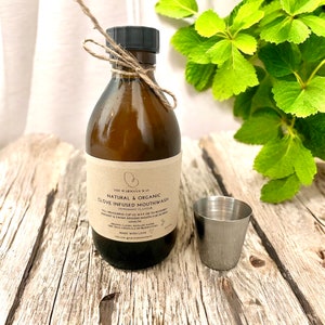 Peppermint Clove Mouthwash: Natural & Organic, Vegan