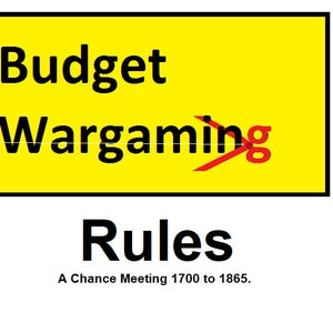 Budget Wargame Rules