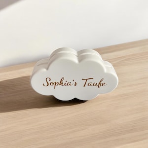 Fotohouder wolk, fotostandaard wolk met belettering, gepersonaliseerde fotohouder, cadeau Raysin, kaarthouder foto