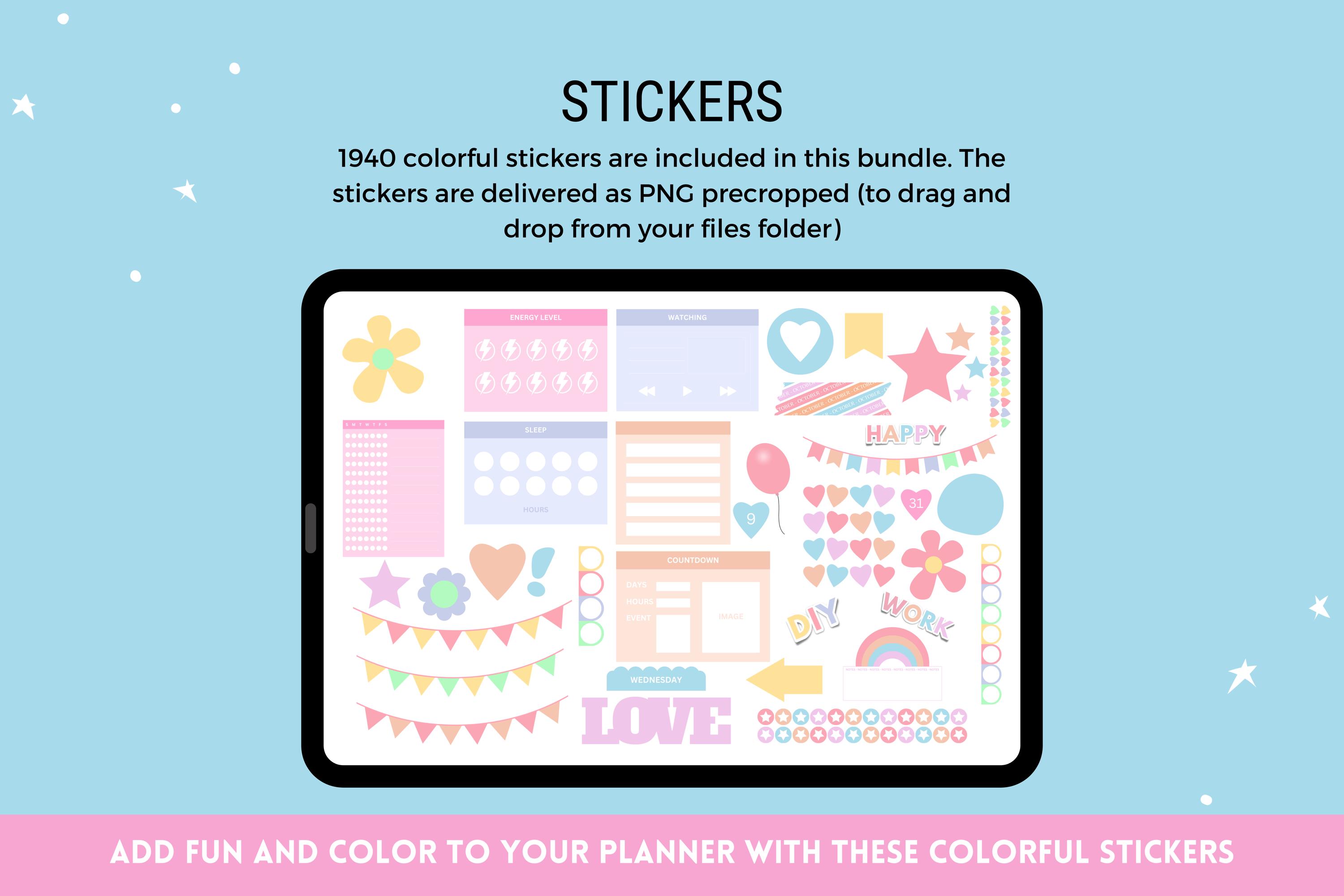 Colorful Life Digital Planner Perfect for Goodnotes and Notability ...