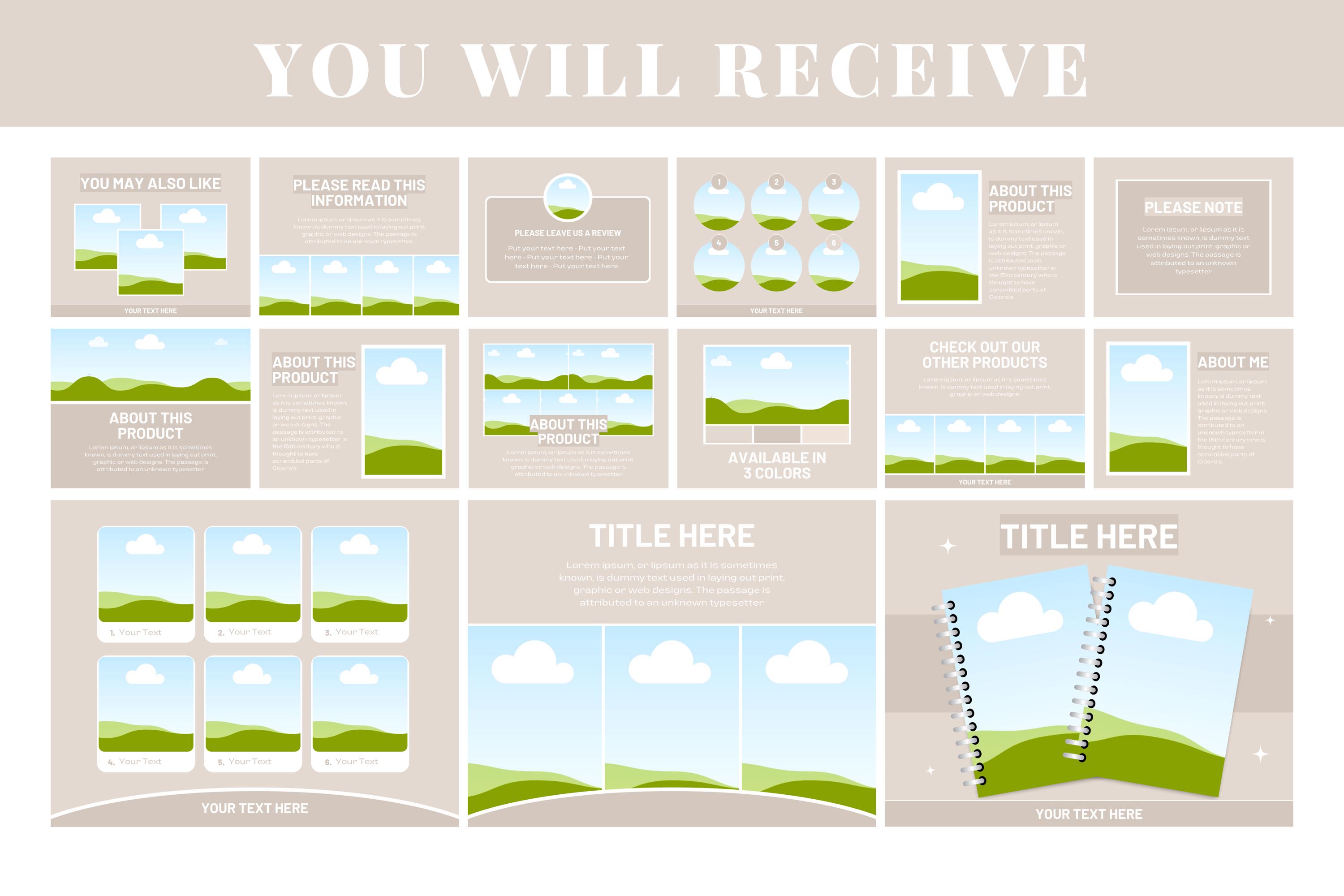 100 Etsy Listing Mockup Templates for Digital and Physical Products ...