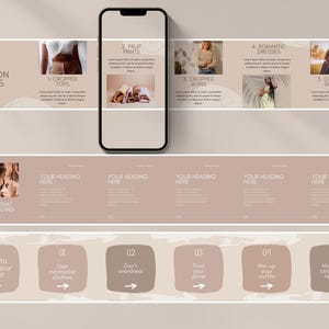 May include: A digital illustration of five fashion trends, including cropped tops, floral prints, cropped jeans, romantic dresses, and colourful scarves. The illustration includes text that says "5 Top Fashion Trends" and "How to style your outfit".