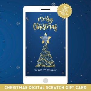 Biglietto digitale da grattare di Natale - Divertente idea regalo a sorpresa, perfetta per viaggi, concerti, giornate alla spa, regalo di Natale in denaro