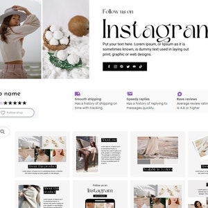 K&ouml;nnte beinhalten: Die Homepage eines Shops mit dem Namen "Luxe Life" und einer F&uuml;nf-Sterne-Bewertung. Der Shop verkauft eine Vielzahl von Artikeln, darunter Schmuck, Kleidung und Wohnaccessoires. Die Homepage zeigt eine Collage von Bildern der Shop-Produkte sowie Informationen &uuml;ber den Versand, die Antworten und die Bewertungen des Shops. Der Shop hat auch eine Social-Media-Pr&auml;senz mit Links zu seinem Instagram und anderen Social-Media-Konten.