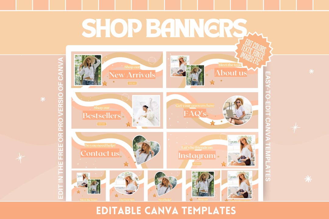 Shop Banner Template Bundle - Eye-catching Design for Your Online Store ...