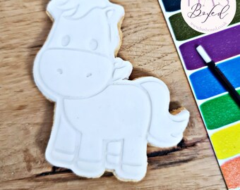 10 x Paint You Own Individual Horse Biscuits