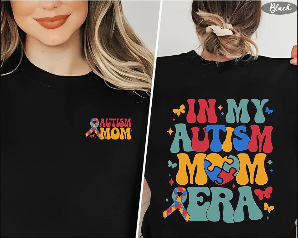In My Autism Mom Era Shirt, Autism Awareness, Autism Puzzl Sweatshirt