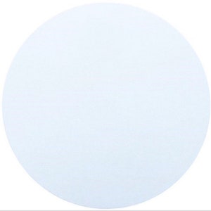 Puede incluir: Un tablero redondo blanco para pasteles.