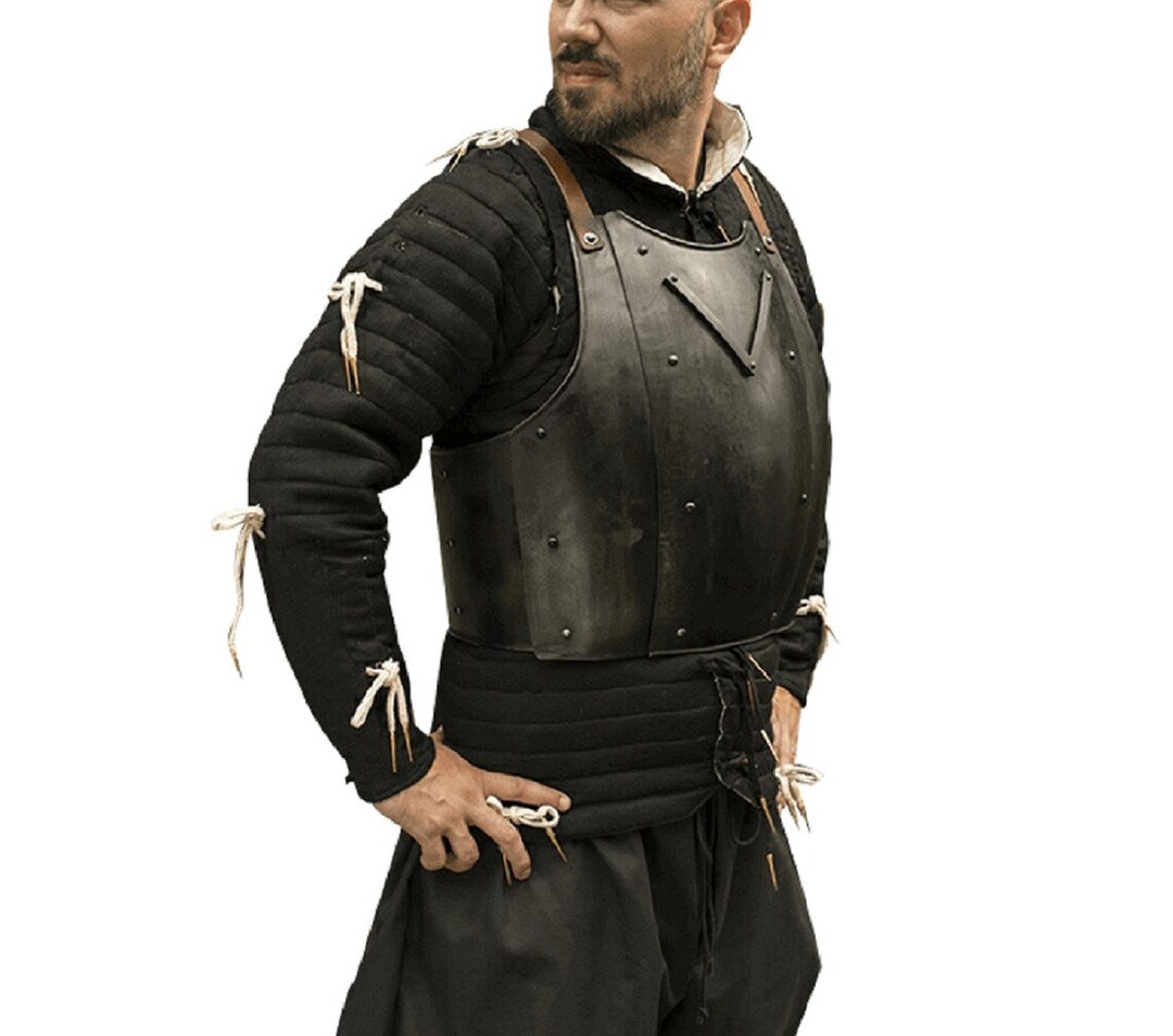 Darkened Churburg Breastplate Cuirass Steel Armour - Etsy