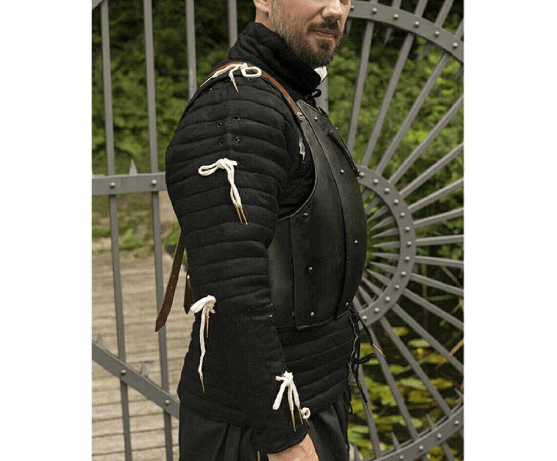 Darkened Churburg Breastplate Cuirass Steel Armour - Etsy