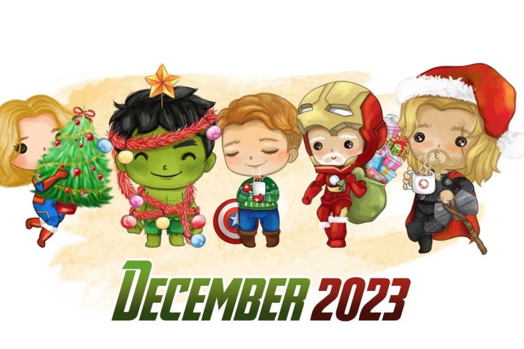 Avengers 2023 Printable Calendar - Etsy