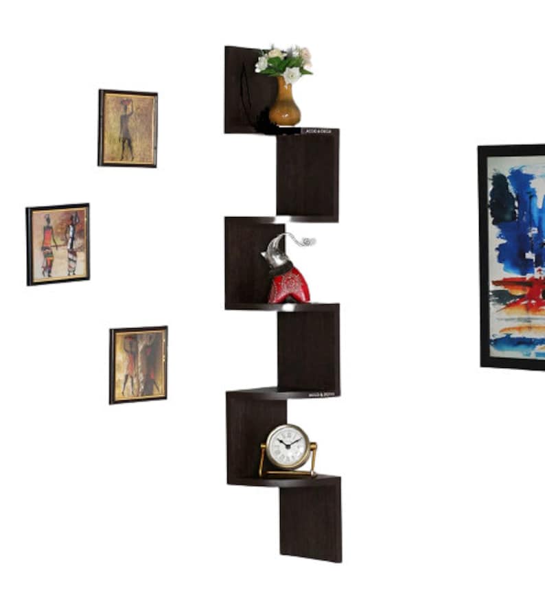 Wall Art Headboard Corner Hanging Shelf for Living Room Etsy