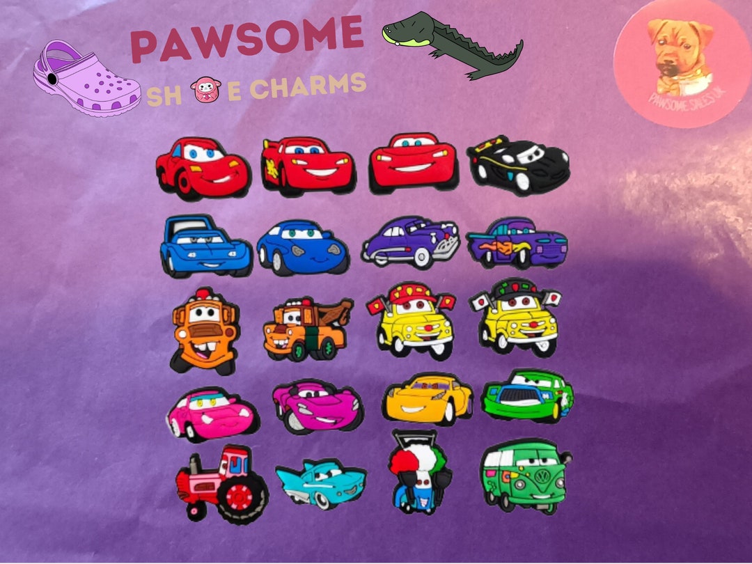 Disney Cars Jibbitz Croc Charms Decorations Etsy