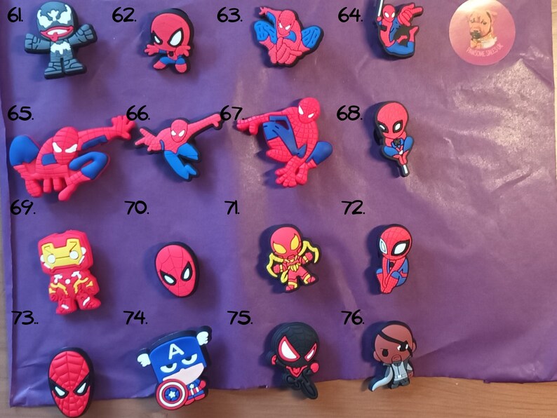 Marvel DC Superheroes Jibbitz Croc Charms Decorations Etsy Australia